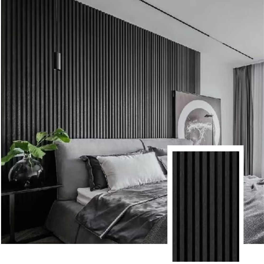 TimberWall™ Premium Acoustic Slat Wall Panel — Natural Oak (2.7 × 1.10 m)