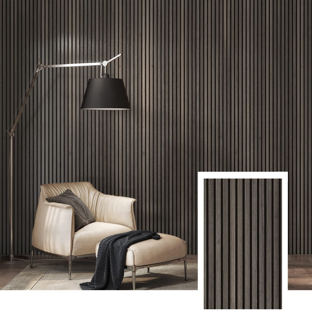 TimberWall™ Premium Acoustic Slat Wall Panel — Natural Oak (2.7 × 1.10 m)